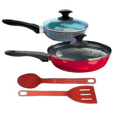 Imagem de Jogo Frigideiras Antiaderente Cerâmica Javali 16e24 T03 N08