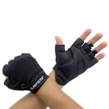 Imagem de Luvas Musculação Elastic Fitness, Prottector, Unissex Preta, G