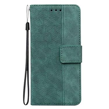Imagem de Hee Hee Smile Capa de telefone para Samsung Galaxy Quantum2 carteira de couro com zíper capa flip capa de telefone alça de pulso verde