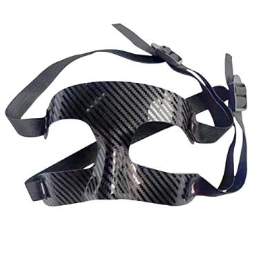 Imagem de YIJU Protetor Facial, Máscara de, Máscara de Softball, Protetor Facial para Nariz Quebrado, Máscara para Softball, Karatê, Exer, Face 2 Fivelas