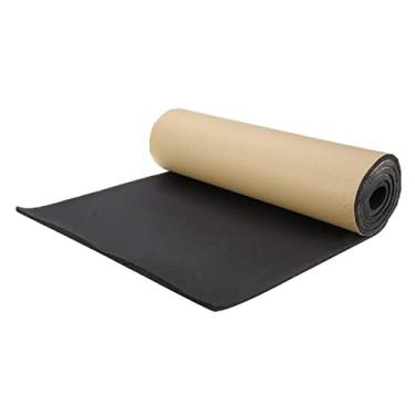Imagem de Chusui Amortecimento à prova de som para automóveis Isolamento de ruído Amortecedor de som Espuma acústica Anti-ruído Algodão Autoadesivo com isolamento térmico Amortecedor de espuma celular, 1 rolo