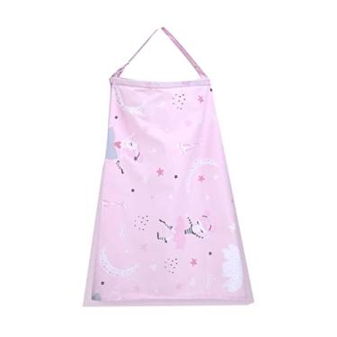 Imagem de Capas para Avental de Amamentação, Leve e Respirável Capa de Amamentação para Bebês Com Cobertura Completa e Macia para Ambientes Externos (Rosa)