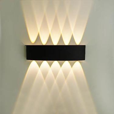 Imagem de Luminária Arandela Led Interna E Externa Para Parede Meia Lua (GRANDE 27CMX8CM)