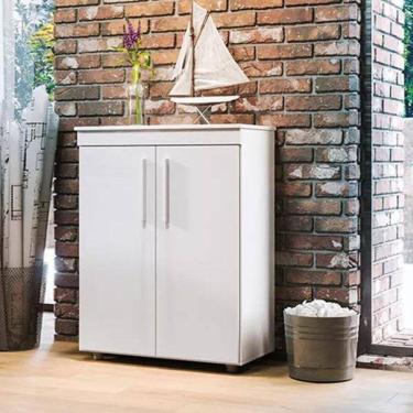 Imagem de Cômoda 2 Portas Advantage Batrol Móveis Branco