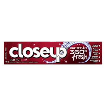Imagem de Close Up Creme Dental em Gel Closeup Proteção 360º Fresh Red Hot 90g, Branco