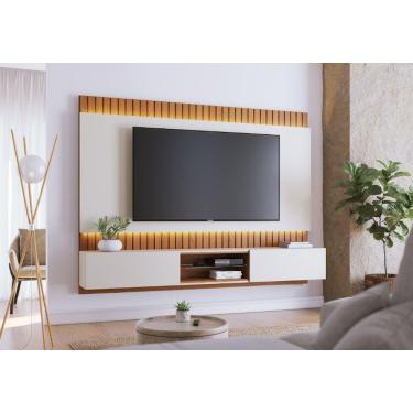 Imagem de Home Suspenso Búzios com LED 2 Portas para TVs de até 75 Polegadas Colibri