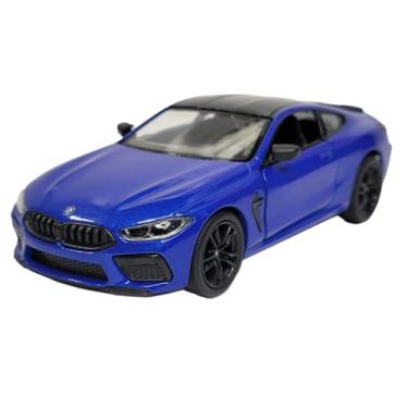 Imagem de Miniatura Carrinho de Ferro BMW M8 Coupé Esportivo Coleção (Azul)