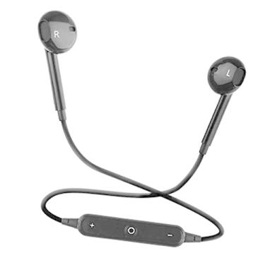 Imagem de Fones de ouvido esportivos sem fio Bluetooth para Samsung iPhone iPad (preto)
