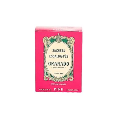 Imagem de Linha Pink Granado - Sachês Escalda-PES (5 x 15 g) - (Coleção Rosa Granado - Sachês para Banho de Pés (5 x Net 15 g)