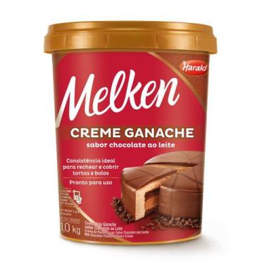 Imagem de Creme Ganache Chocolate Ao Leite Melken 1Kg Harald