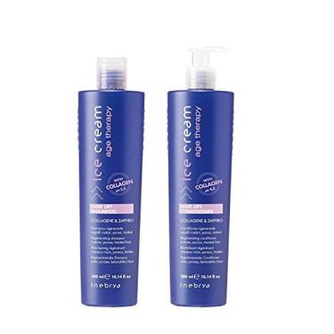 Imagem de Shampoo e Condicionador Inebrya Ice Cream Age Therapy Hair Lift