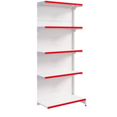 Imagem de Gôndola Fit 40 Parede 1 Continuação 2,02m Comercial Farmácia Loja - Amapá