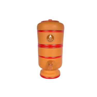 Imagem de Filtro de Barro 8L - Total 16 Litros *COMPLETO* + boia, vela premium, torneira - Qualidade Exportação Oasis