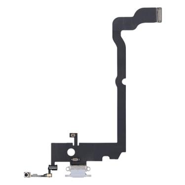 Imagem de Risidamoy Substituição da porta de carregamento do conector Dock para iPhone Xs MAX Repair Headphone Jack Flex Cable Fix USB Charge Microfone Antena Montagem para XSMAX