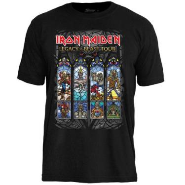 Imagem de Camiseta Iron Maiden Legacy Of The Beast Tour - Stamp