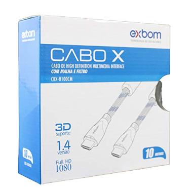 Imagem de CABO HDMI 15M 1.4 ETHERNET 15 METROS FULL HD 3D 1080P EXBOM MODELO CBX-H150SM