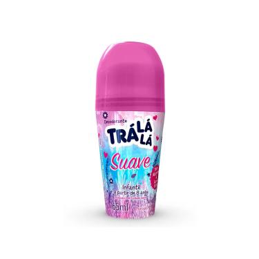 Imagem de Desodorante Sem Alumínio Roll-On Trá Lá Lá Kids Suave Infantil Sem Álcool 65Ml