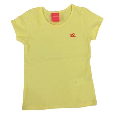 Imagem de Blusa básica infantil menina Romitex branca/rosa/amarela