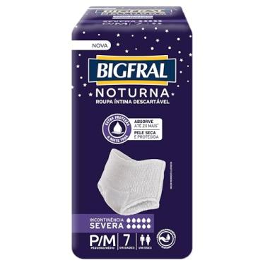 Imagem de Roupa Íntima Bigfral Noturna P/M 7 Unidades