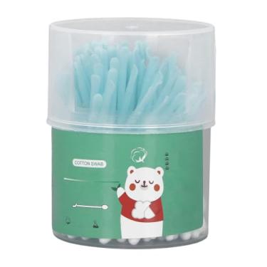Imagem de Cotonetes do Removedor da Composição do Algodão, Cotonete de Algodão da Colher da Orelha 100pcs Pele Macia Amigável para Viajar