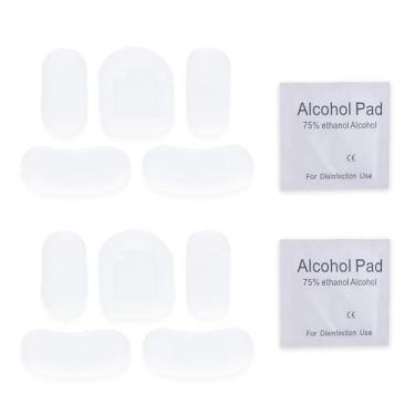 Imagem de HUYUN 2 conjuntos de bordas arredondadas e curvas para mouse e pés de mouse e patins de mouse compatíveis com Razer Viper Mini Se Mouse (branco)