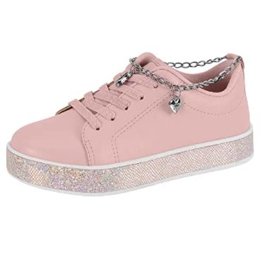 Imagem de Tênis Infantil Molekinha Com Tornozeleira Rosa - 26