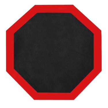 Imagem de Pad Estudo Bateria Praticável de Treino Vermelho 12 Pol