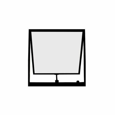 Imagem de Vitro Maxim-Ar Alumínio Preto 60 (A) x 60 (L) - Hale