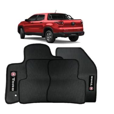 Imagem de Jogo Tapete kit 4 pçs para Fiat Toro 2016 a 2025 todos modelos sobmedi