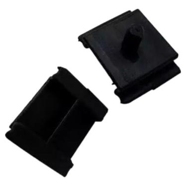 Imagem de Par Suporte Polaina Ponteira Parachoque Gol 1984 1985 1986 - Volkswage