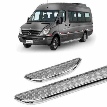 Imagem de Estribo Sprinter 515 Par Chapa Cromado - HOZZ