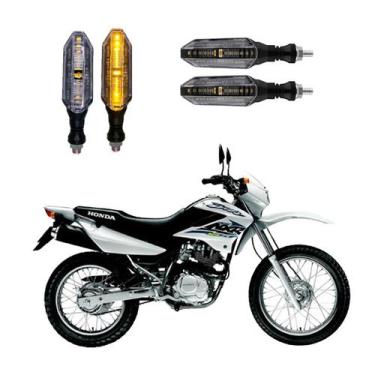 Imagem de Kit 4 Setas Sequenciais Pisca de Led Modelo P26S Honda NXR 125 BROS KS