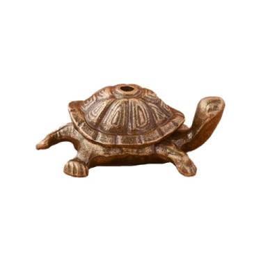 Imagem de Alloy Blessing Pequeno Elefante Decorativo Tartaruga Incenso Inserção Dinheiro Na Tartaruga Escritório Casa Desktop Sapo Artesanato - Inserção de Incenso de Tartaruga