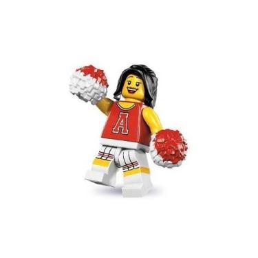 Imagem de Lego Series 8 Red Cheerleader Mini Figure