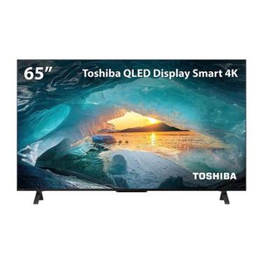 Imagem de Smart TV QLED 65" 4K Superslim Toshiba 65M550MS VIDAA 3 HDMI 2 USB Wi-Fi - TB027MOUT [Reembalado] TB027MOUT