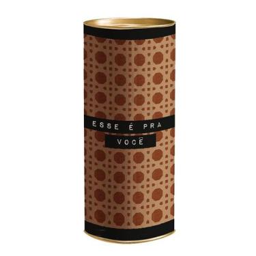 Imagem de Lata para Presente Rígida - Esse é Pra Você Rattan - 1 unidade - Cromu