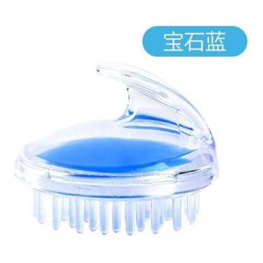 Imagem de Escova Massageador De Cabelo Cabeça Couro Cabeludo Shampoo - oem, Azul