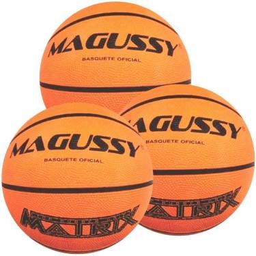 Imagem de Bolas de Basquete Magussy Matrix 7 Kit C/ 3-Masculino