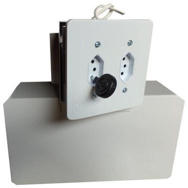 Imagem de Cofre Tomada Para Embutir Médio Com Ligação Elétrica Pronta - Cofres L