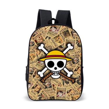 Imagem de Mochila Bolsa Escolar Infantil One Piece Volta Às Aulas - Thuco Games,