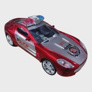 Imagem de Carrinho De Policial Controle Remoto Total Super Carro Policia(Vermelh