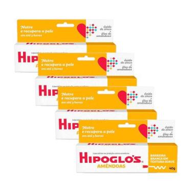 Imagem de Kit 4 Cremes Preventivo Contra Assaduras Hipoglós Amêndoas 40g