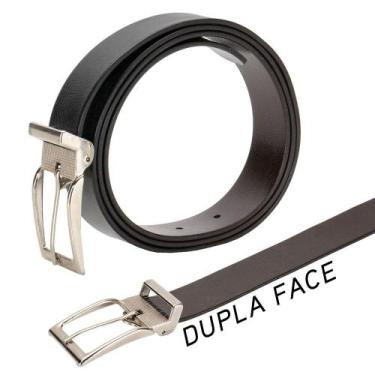 Imagem de Cinto masculino dupla face windy 3001014, Preto, U