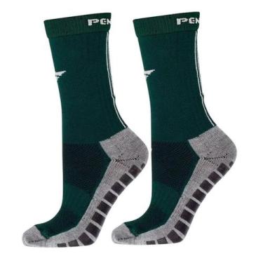 Imagem de Meia Penalty Grip Antiderrapante, Verde