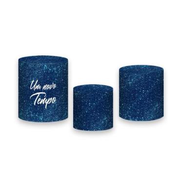 Imagem de Trio de Capas de Cilindro - Culto da Virada Azul 045 - Via Cores