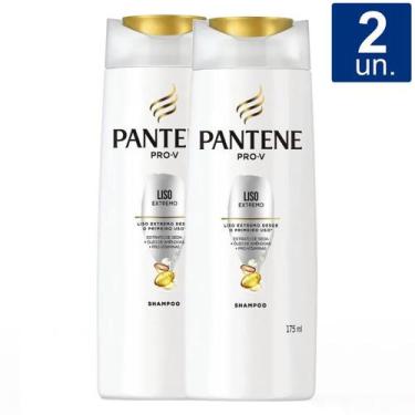 Imagem de Kit 2X Shampoo Pantene Liso Extremo 175ml