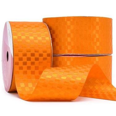 Imagem de Fita de Cetim Xadrez Com Brilho 38mm com 10 Metros - Cinderela, 37 - L