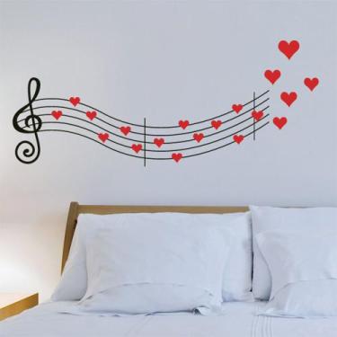 Imagem de Adesivo de Parede - O Som do Coração - 016rmp - Allodi