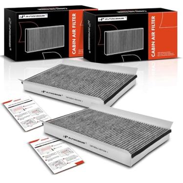Imagem de A-Premium Filtro de ar de cabine de 2 peças com carvão ativado compatível com Mercedes-Benz Sprinter 2500/3500 2010-2018, Sprinter 3500XD 2018 e Dodge Sprinter 2500/3500 e Freightliner Sprinter