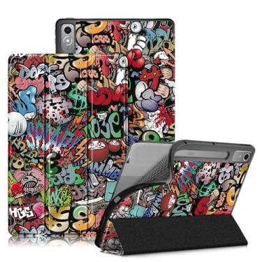 Imagem de Xuanbeier Capa para Lenovo Tab P12 de 12,7 polegadas 2023, capa protetora inteligente de TPU macio com suporte fino para Lenovo Tab P12 TB371FC 2023/Pad Pro 12,7 com função de despertar/hibernar automática, grafite